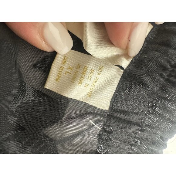 Vintage Gold Label Victoria's Secret Elastic Waist Lounge Pants Black Women’s Xl - Picture 10 of 14
